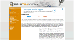 Desktop Screenshot of englishcourseadvice.com